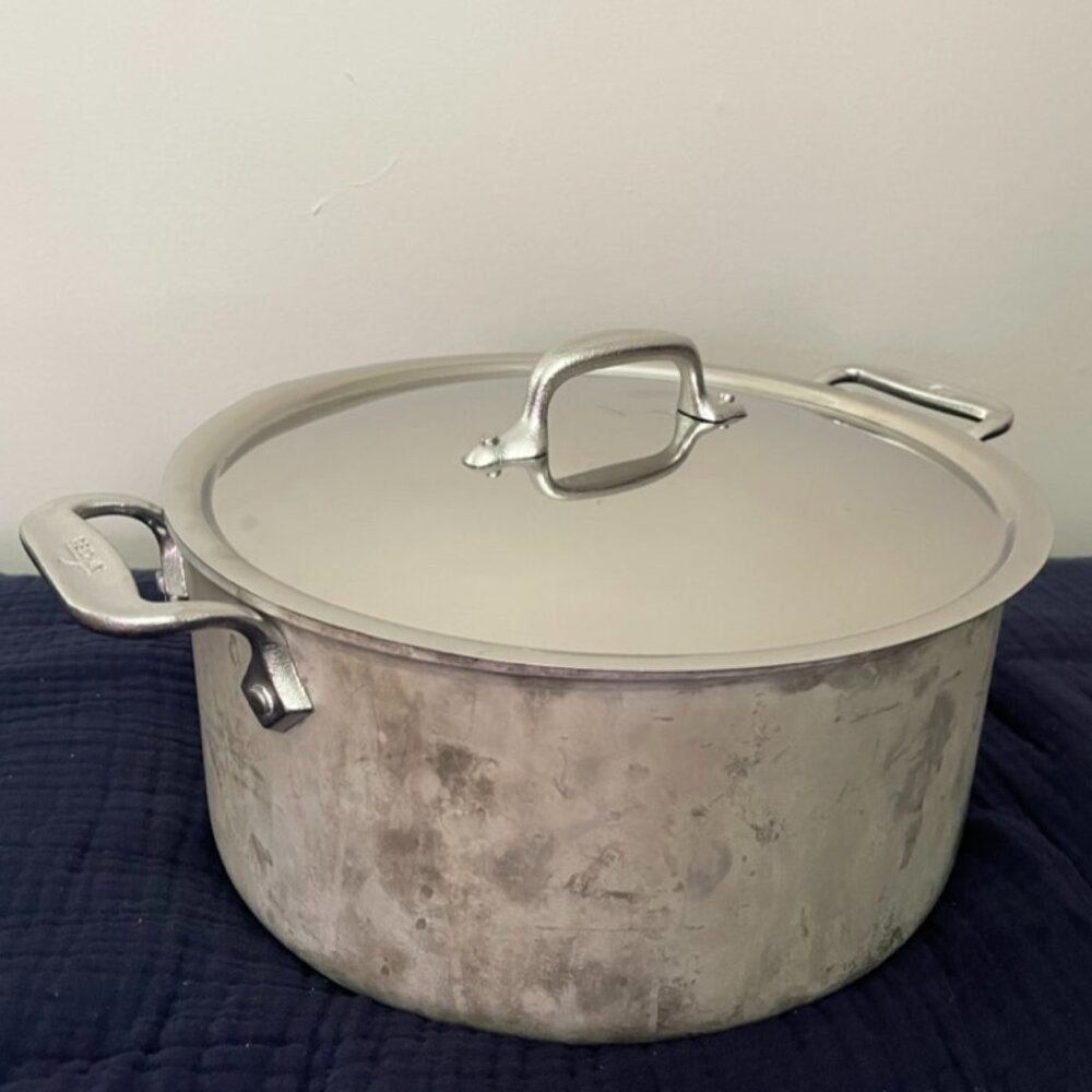 8qt All-Clad Original Master Chef Aluminum Stock Pot (with Stainless Steel Inter